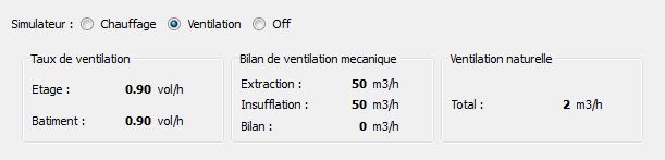 Bilans
ventilation